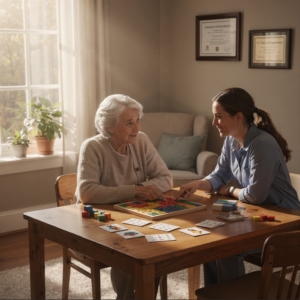 Taller de estimulación cognitiva con personas mayores